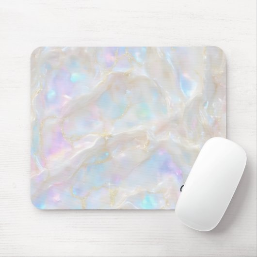 Shimmer Opal Iridescent Background Muismat (Met muis)