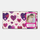 Shimmer Paarse hart als je boos bent Bureaumat (Voorkant)