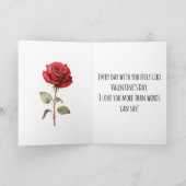 Shimmer Paarse hart-i tekst terug onmiddellijk fot Feestdagen Kaart (Binnen)