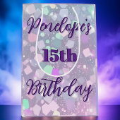 Shimmer Pastel Confetti Verjaardag Medium Cadeauzakje