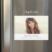 Shimmer Photo Afstuderen aankondigingsmagneet Magnetische Uitnodiging