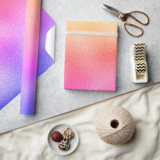 Shimmer Rainbow Abstract Cadeaupapier (Crafts)