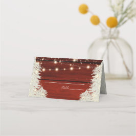 Shimmer Rustieke Houten Strijd Lichten Bomen Bruil Plaatskaartje