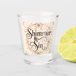 Shimmer & Sin Gothic Shot Glass | Dark Glam Shot Glas