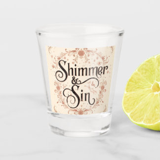 Shimmer & Sin Gothic Shot Glass | Dark Glam Shot Glas