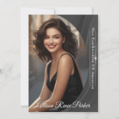 Shimmer Slate Autograph Kaart voor Pageants (Voorkant)