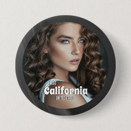 Shimmer Slate Pageant Button