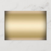 Shimmer Snowflake Gold Kerstvakantie RSVP (Achterkant)