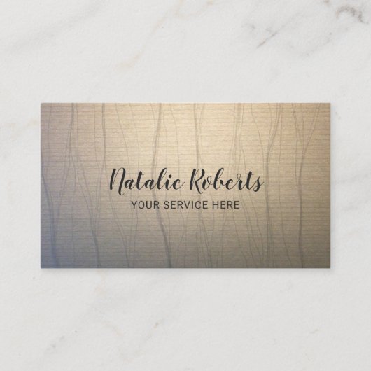  Shimmer Zen Texture Wellness Spa Salon Visitekaartje (Voorkant)