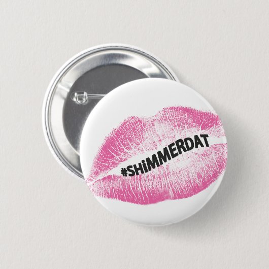 "#ShimmerData"-Collectie Ronde Button 5,7 Cm (Voorkant /achterkant)