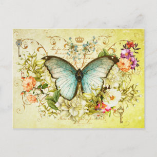Shimmerfly-Briefkaart Briefkaart