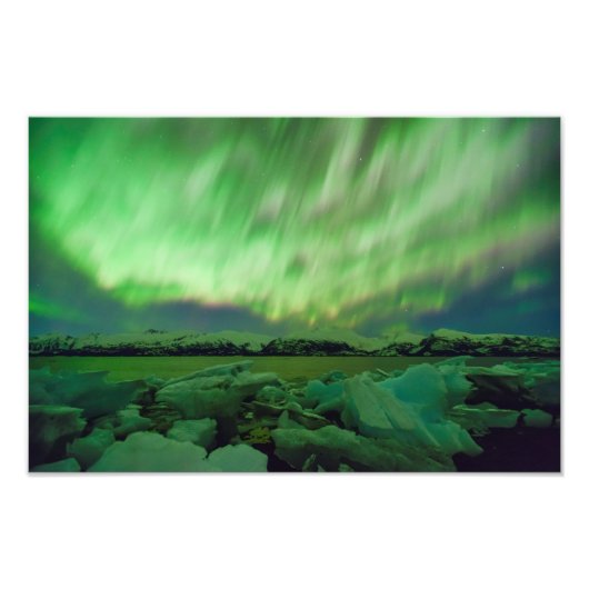 Shimmering Aurora Foto Afdruk (Voorkant)