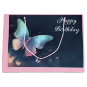  Shimmering Butterfly Gift Bag Groot Cadeauzakje (Voorkant)
