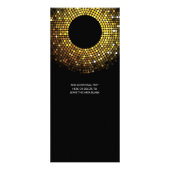 Shimmering Circle Lights Oudejaarsavond Menu (Achterkant)