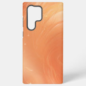 Shimmering Coral Flow Abstract Phone Case Samsung Galaxy Hoesje (Achterkant)
