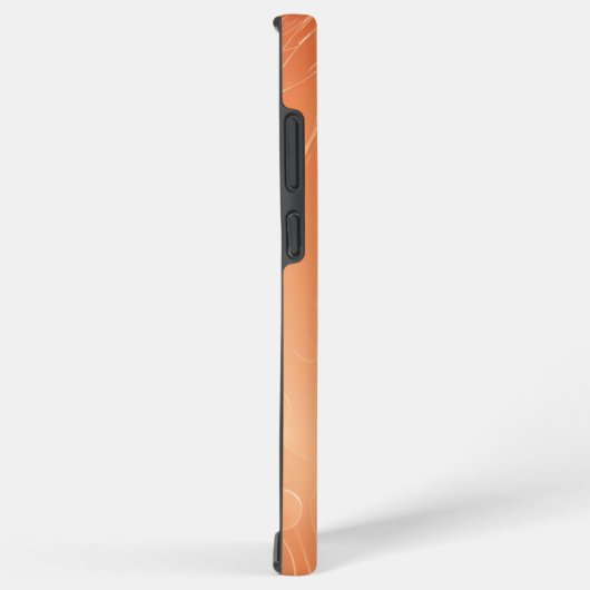 Shimmering Coral Flow Abstract Phone Case Samsung Galaxy Hoesje (Rechterkant)