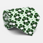 Shimmering Glam Stropdas, Hunter Green Stropdas (Opgerold)