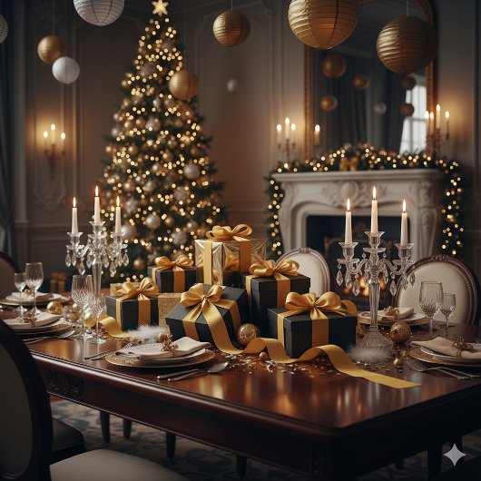 Shimmering Gold Grosgrain Ribbon for Christmas Cra Lint