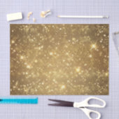Shimmering Golden Glitter Tissuepapier (Craft)