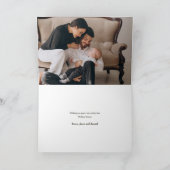 Shimmering Holiday Folded Photo Card 2 Kaart (Binnen)