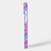 Shimmering Ink Splash Vibrant iPhone Case (Achterkant / Links)