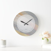 Shimmering look brushstrokes grote klok (Huis)