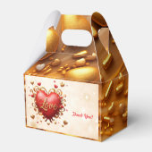 "Shimmering Love Spark" Bedankdoosjes (Voorkant Zijde)