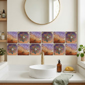 Shimmering Mosaic Gradient Ceramic Tile Tegeltje