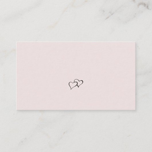 Shimmering Ocean Waters RSVP Visitekaartje (Achterkant)