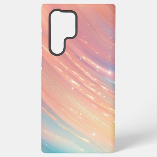 Shimmering Pastel Gradient Phone Case Samsung Galaxy Hoesje (Achterkant)