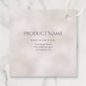 Shimmering Pearl Hang Labels (Achterkant)