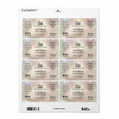 Shimmering Roos Gold Face Serum Etiket (Full Sheet)