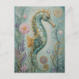 Shimmering Seahorse Sanctuary Briefkaart
