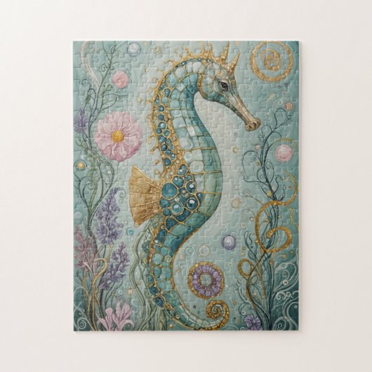 Shimmering Seahorse Sanctuary Legpuzzel (Verticaal)