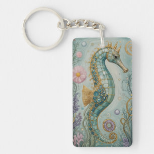 Shimmering Seahorse Sanctuary Sleutelhanger