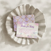 Shimmering Seashell Mermaid Book Request Girl Informatiekaartje
