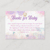 Shimmering Seashell Mermaid Book Request Girl Informatiekaartje (Voorkant)