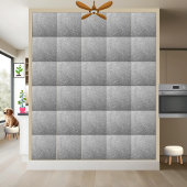 Shimmering Silver Glitter Keramische Tegel Tegeltje