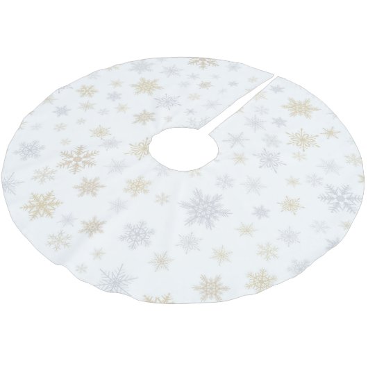 Shimmering Snow Kerstboom Rok (Gekanteld)