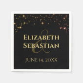 Shimmering Stars Wedding Napkins Servet (Voorkant)