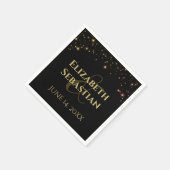 Shimmering Stars Wedding Napkins Servet (Hoek)