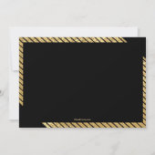 Shimmering Stripes Fotouitnodiging Kaart (Achterkant)