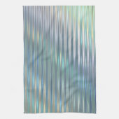 Shimmering Stripes - Meerkleurig Abstract patroon Theedoek (Verticaal)