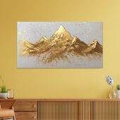 Shimmering Summits Canvas Afdruk (Insitu (Woonkamer))