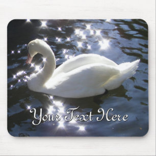 Shimmering Swan Mousepad Muismat