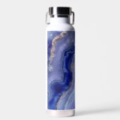 Shimmering Tanzanite Crystal Water Bottle Waterfles (Voorkant)