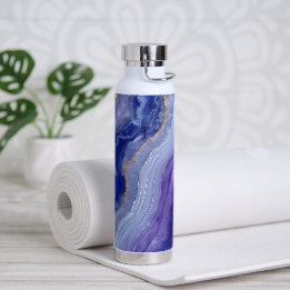 Shimmering Tanzanite Crystal Water Bottle Waterfles