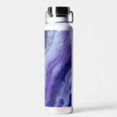 Shimmering Tanzanite Crystal Water Bottle Waterfles (Achterkant)