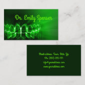 Shimmering Teeth Smile Tandheelkundige Verzorging  Visitekaartje (Voorkant / Achterkant)