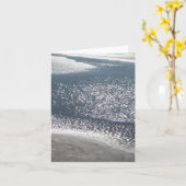 "Shimmering Water" - Notecard Kaart (Gele Bloem)